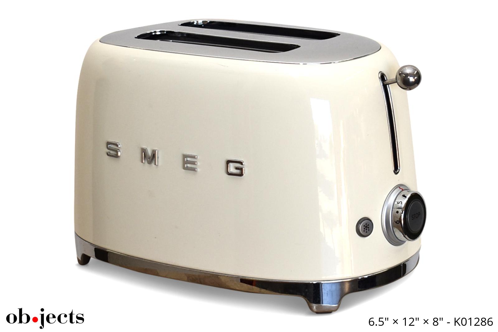 Toaster SMEG Cream White 2-Slice | Ob•jects